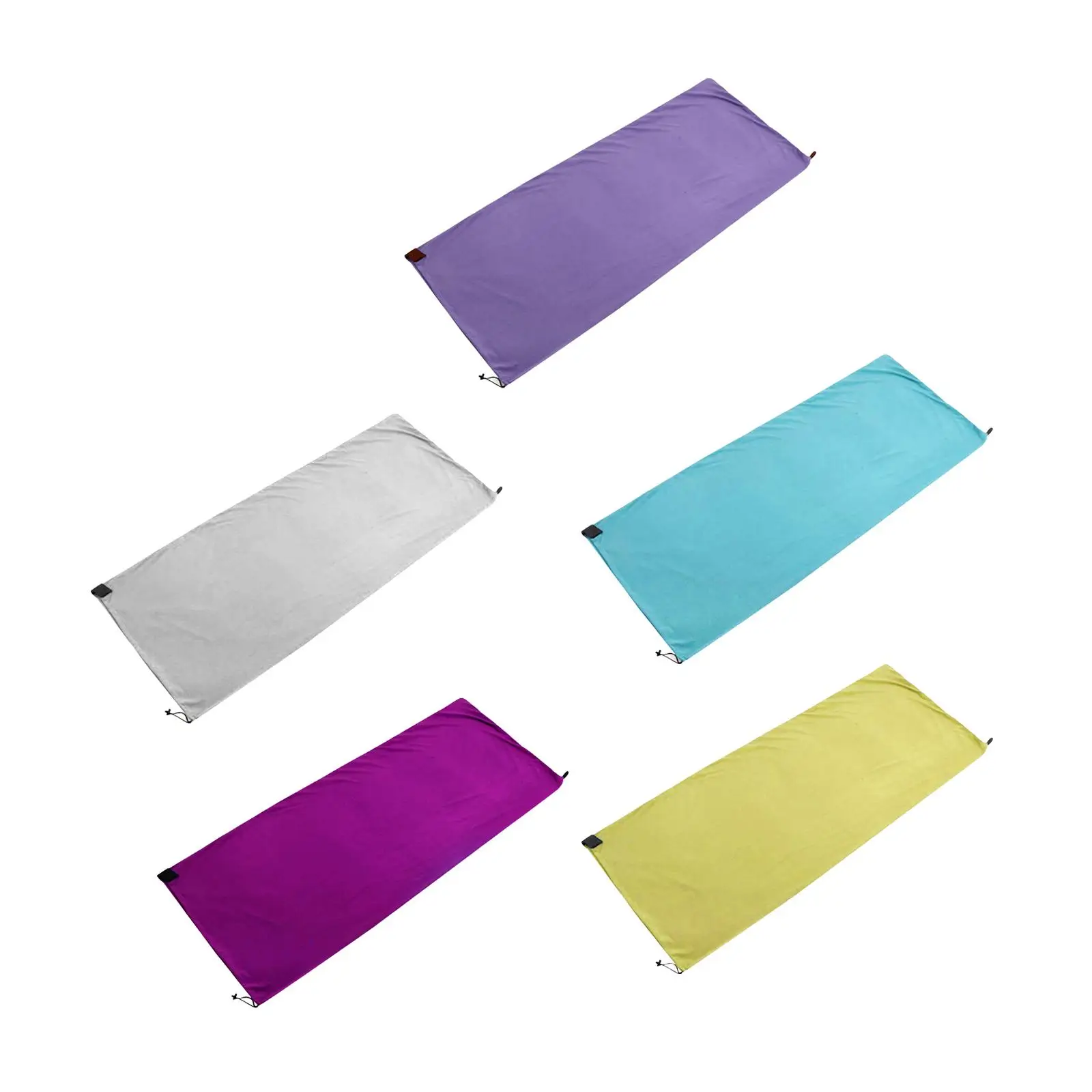 Forro para saco de dormir, Sábana para dormir, manta para acampar, compacta, suave y transpirable, accesorios duraderos, portátil con cremallera, 180cm de longitud