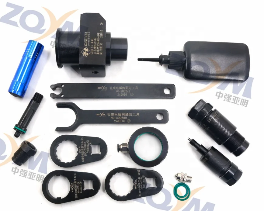 ZQYM โรงงานคอมมอนเรลหัวฉีดถอดและเครื่องมือวัดสําหรับ Cummins Scania XPI