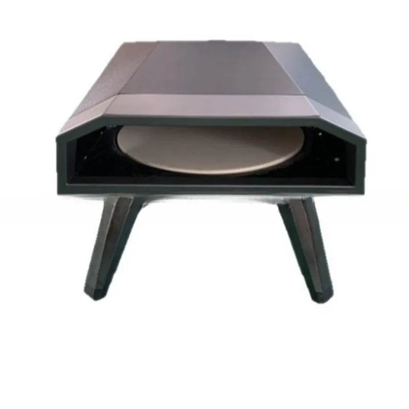 

12 Inch Portable Gas Pizza Grill with Auto-Rotating Function Outdoor Camping BBQ Oven for Patio Backyard