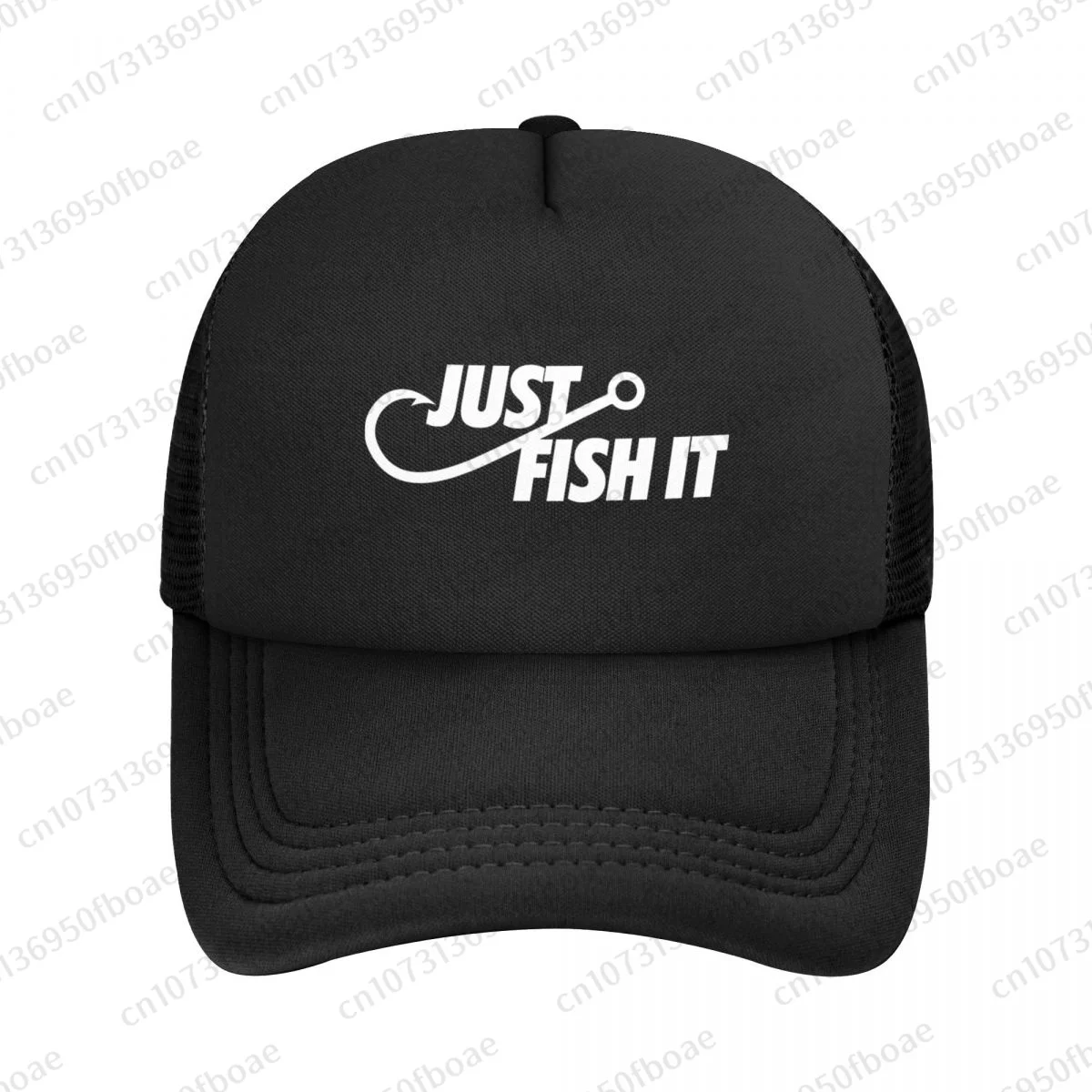 Fishing Just Fish It Baseball Cap Women Men Outdoor Hiking Hat Sport Breathable Golf Hats