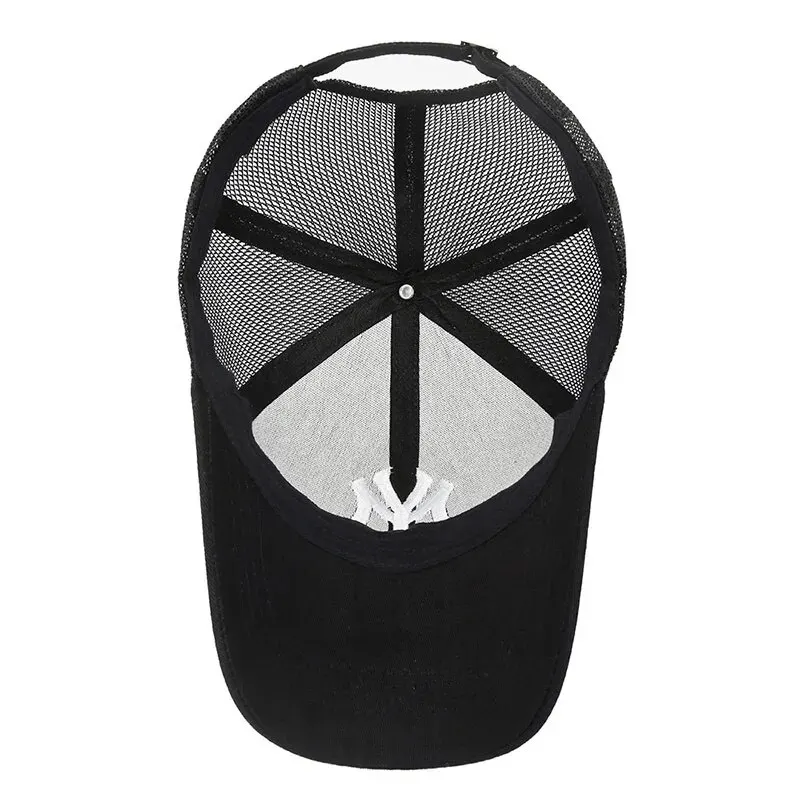 Spring And Summer New Hat Men\'s Summer Mesh Shade Baseball Cap Tennis Hat Outdoor Casual Sun Hat Korean Breathable Cap