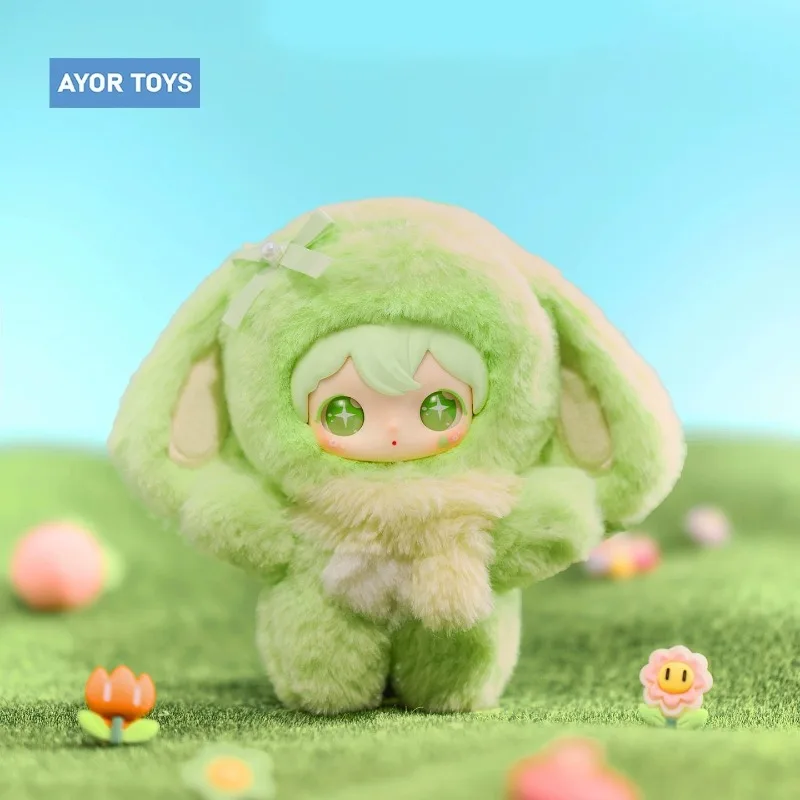 

AyoToys 2-го поколения: Серия «Сверкающий мир» — Пушистая плюшевая фигурка-кролик с блестками, загадочная коробка-сюрприз, очаровательная модная игрушка для женщин