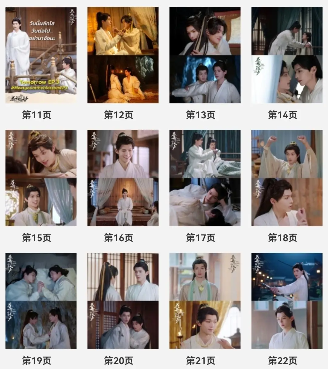 (Not Official Book) Chinese Drama Hua Kai You Shi Tui Mi Wu Sheng Fanmade Picture Book