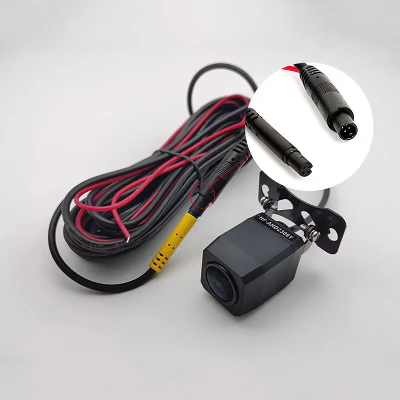 

4 Pin AHD 1080P Car Rear View Camera for Mirror Dash Cam Night Vision with 2.5mm Plug Special for Streaming Media Recorder