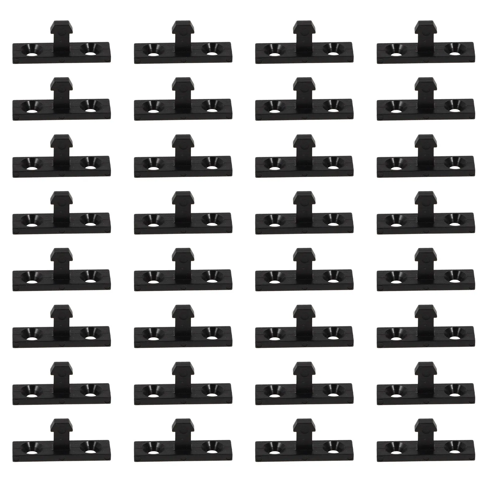 50Pcs Garbage Can Press Buckle Replacement Plastic Push Button Lock Latch for Trash Bucket Waste Bin Household Outdoor