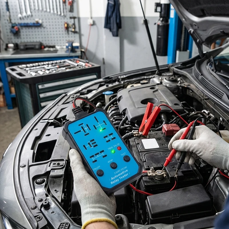 12V 24V Universal Automotive Relay Tester Multifunctional Relay Detector for Car Repair Maintenance Testing Tool