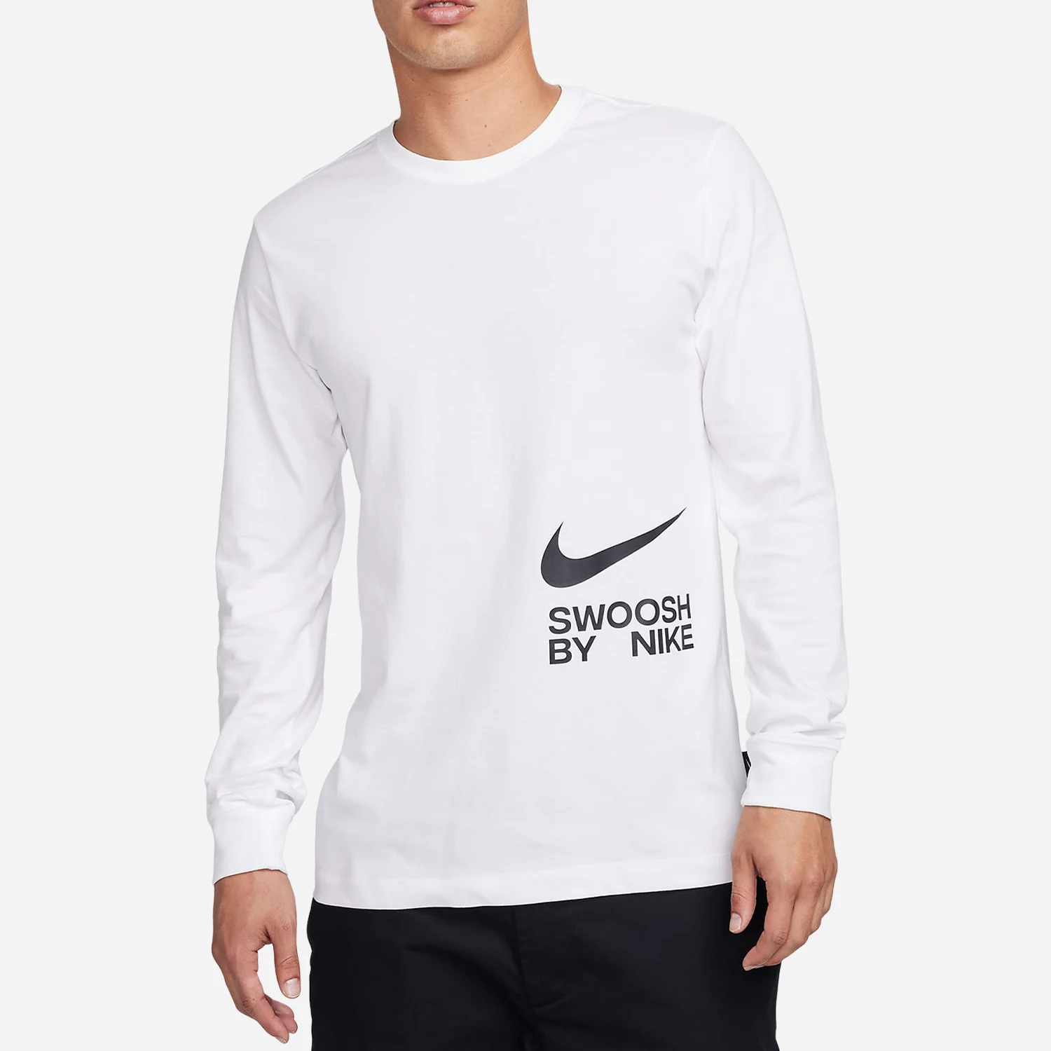 

Новая мужская футболка Nike Authentic для спорта и отдыха с круглым вырезом и длинными рукавами FJ1120-100