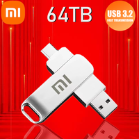 XIAOMI 64TB 16TB 8TB Metal Pendrive BEST SELLER High Speed 2TB USB3 0 Flash Drive 4TB U Disk For Office Business Students Backup