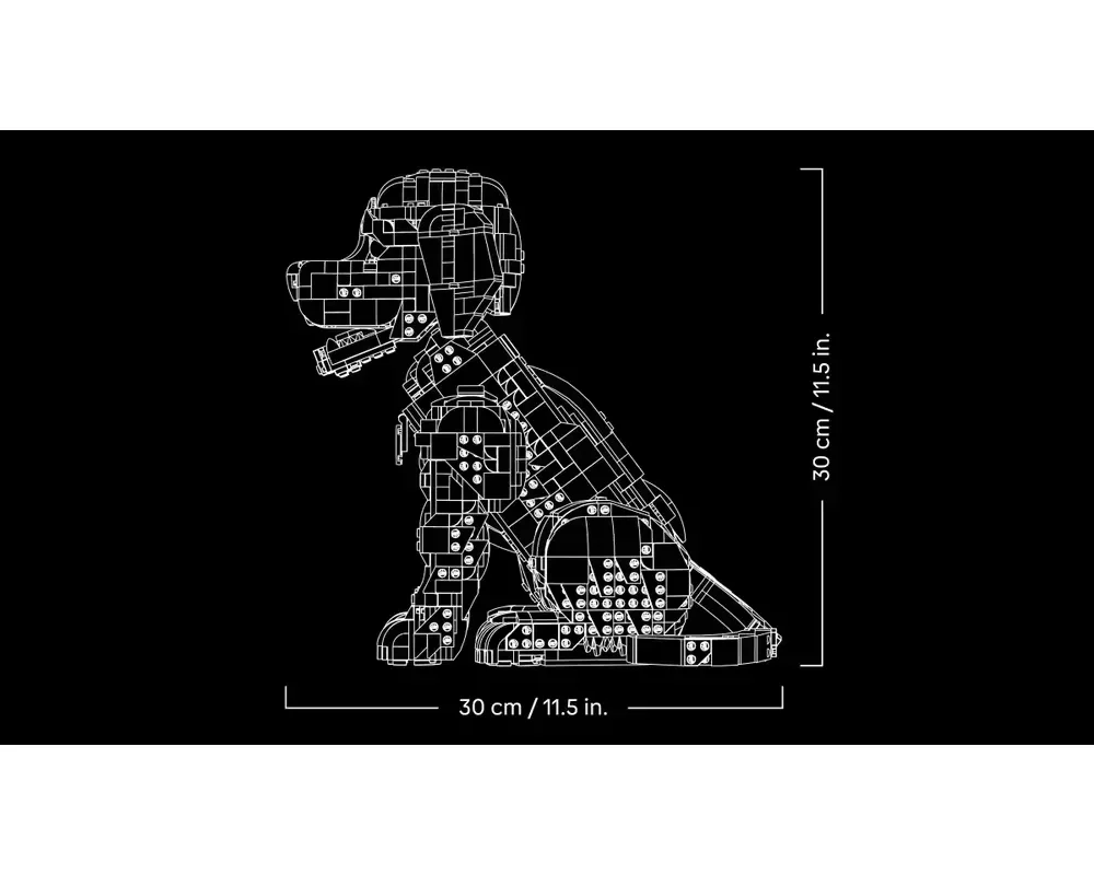 2102 Pieces BuildingDIY Golden Retriever Puppy Pet Model, Blocks Dog Toy, Holiday Gifts for Animal Lovers