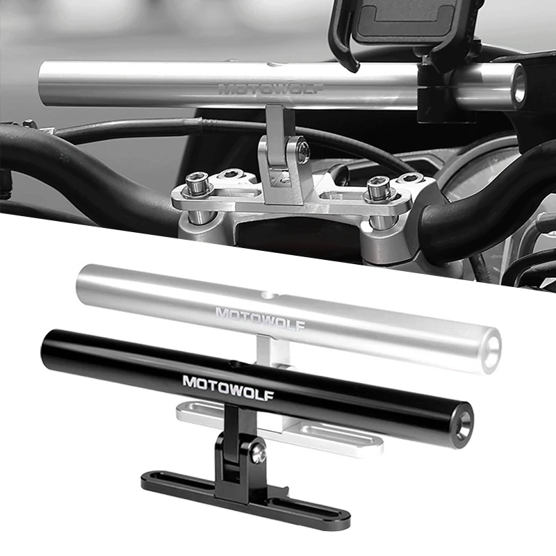 

Motorcycle Multifunctional Cross Bar Adjustable Handlebar Balance Lever Phone Holder Fit For BMW G310GS For SUZUKI DL650 DL1000