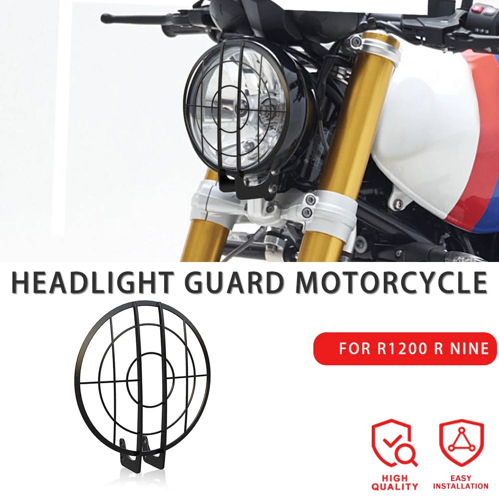 

R1200 R Nine t Motorcycle Aluminium Headlight Protector Grille Guard Cover Protection For BMW RNINE-T/R1200 2014-2023 2022 2021