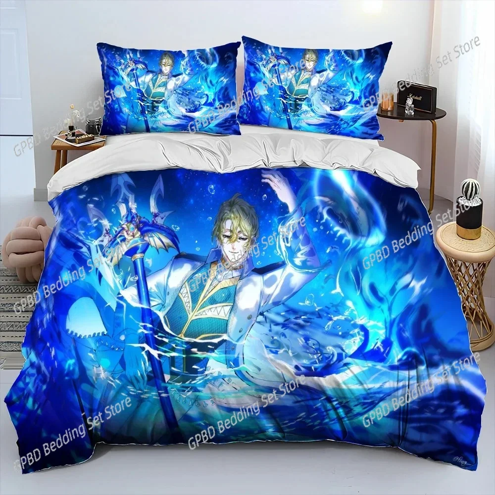 Anime Record of Ragnarok 3D Bedding Set Duvet Cover Pillowcases Single Twin Full Queen King Size Home Decor Quilt Boys Gift