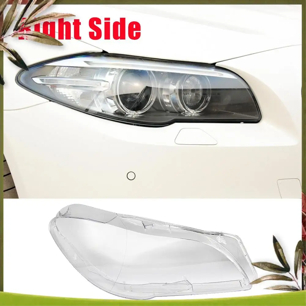 

A84R-Left+Right For BMW F10 F18 5 Series 528 535 550 2010-2016 Car Headlight Lens Cover Head Light Lampshade Auto Light Shell