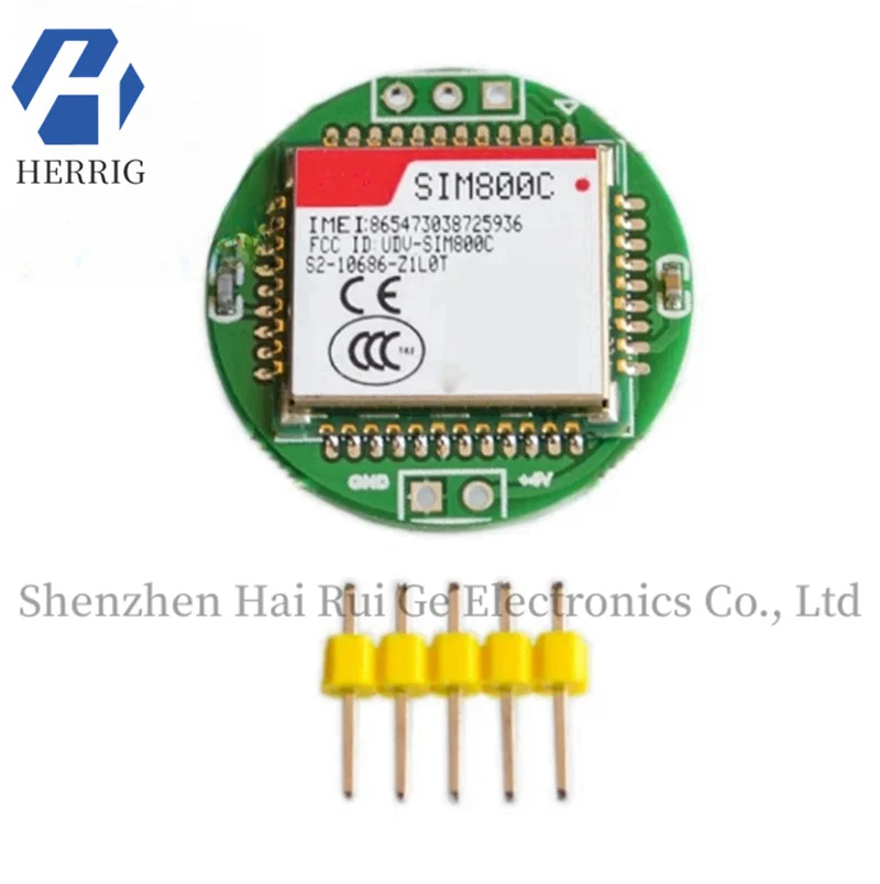 

1PCS SIM800C Development Board GSM/GPRS Module STM32 51 with Bluetooth TTS High Version Round