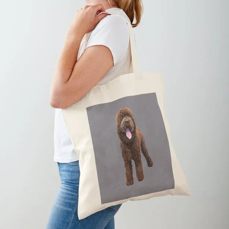 

Labradoodle Chocolate Brown Tote Bag supermarket folding bag Women's handbag shopping bags foldable