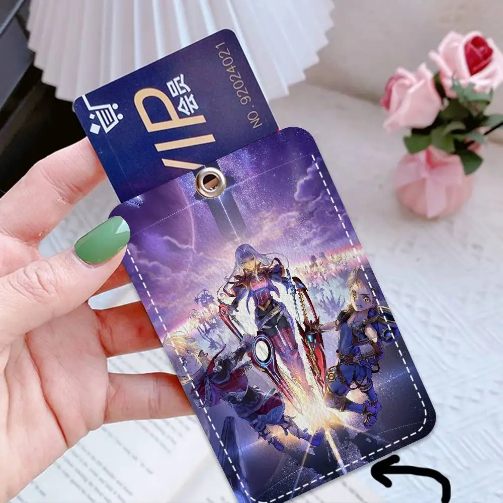 أنيمي زينوبليد سجلات مكتب التموين الرجال والنساء بطاقة الائتمان Keyrings بطاقة الطالب حامل بطاقات التعريف الشخصية بطاقة حامل الاعتماد