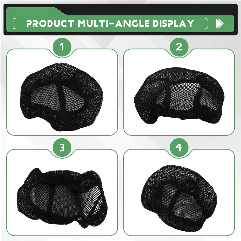 

For 390 ADV Anti-Slip Seat Cushion Covers Mesh Fabric Breathable Seat Protection