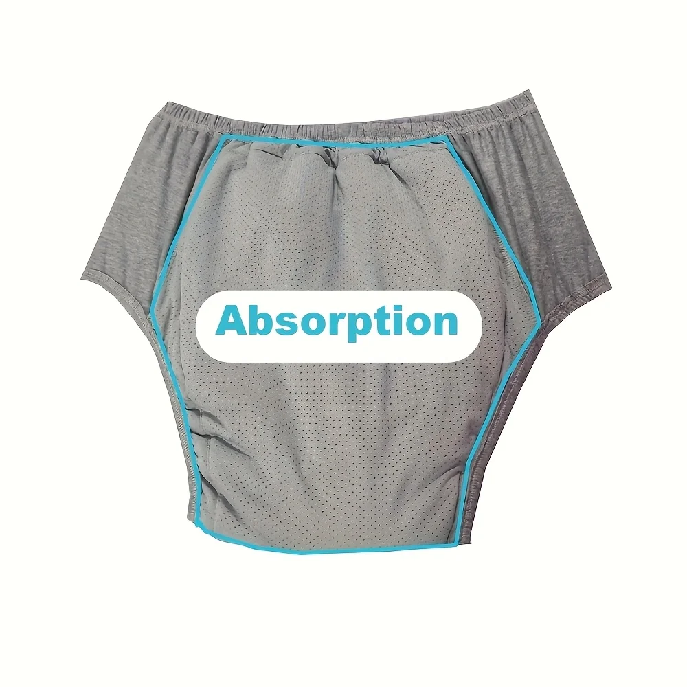Adult Cloth Diapers Washable Elderly Urine Does Not Wet Nappy Pants Incontinence Underpants Waterproof Unisex