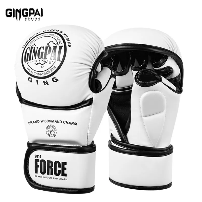 

Профессиональные боксерские перчатки для ММА, искусственная кожа, ММА, боевые искусства, боксерские перчатки, каратэ, Муай Тай, тренировочные перчатки, мужские