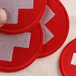 Parche termoadhesivo Cruz Roja bordado para planchar – Insignia