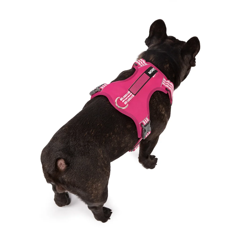 Starkes Hundeweste-Geschirr mit Griff, reflektierend, kein Ziehen, Brustgurte für Haustiere für kleine große Hunde, Outdoor-Walking-Trainingszubehör – Detail 9