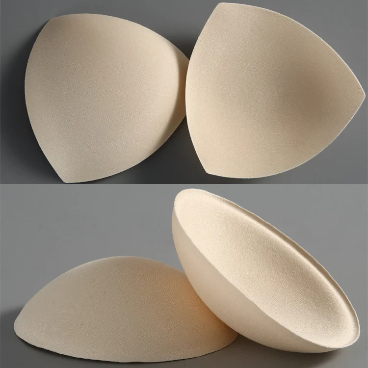 Summer Swimsuit Padding Inserts Push Up Women Clothes Accessories Foam Triangle Sponge Pads Chest Cups Breast Bra Bikini Inserts