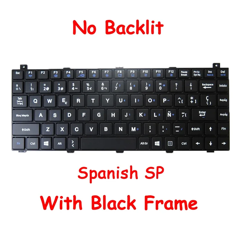 NO Backlit Laptop K120 Keyboard For GETAC K120 G1 G2 / K120 G2-R English US Canada CA German GR NE Arabia AR Brazilian BR