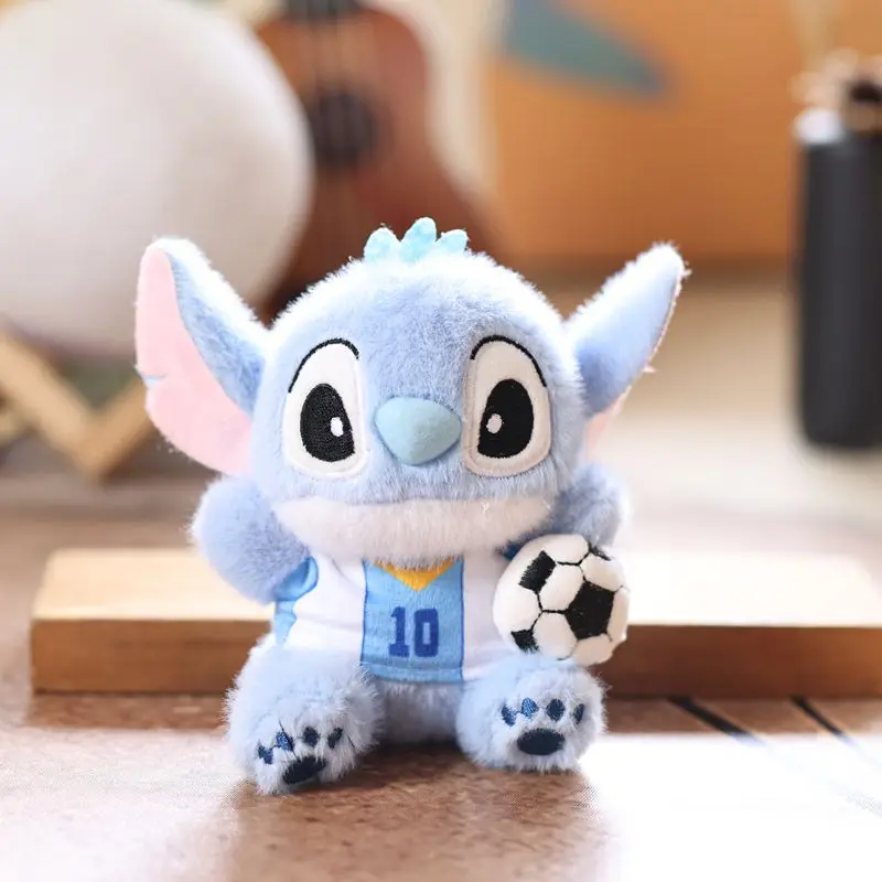 LLavero Kawaii, llavero de punto, accesorios Lilo & stitch, llavero de felpa, muñeca, juguete de peluche, mochila, bolso colgante, llavero de coche para niña