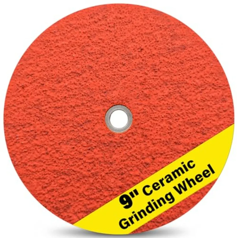 

9-дюймовый керамический шлифовальный круг для заточников газонокосилок RG 934 950, 36-гранулированный керамический шлифовальный диск, абразивная замена для заточки