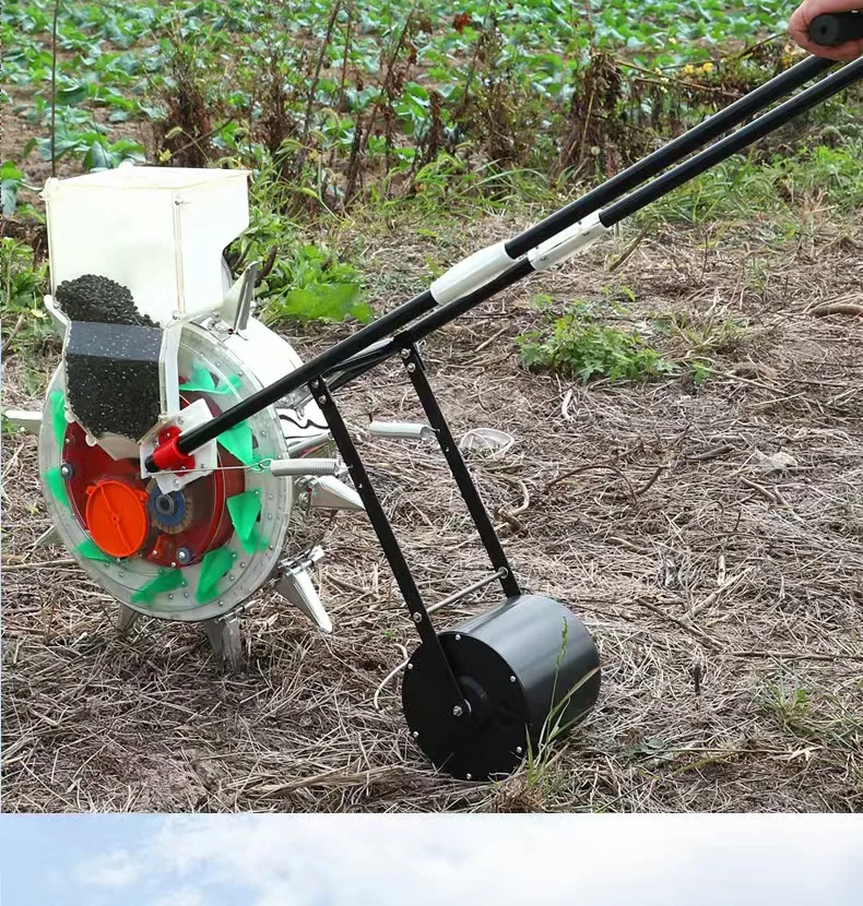 New seeder, stainless steel protective cover, peanuts, corn,soybeans, sorghum and millet, automatic sowing without leaking seeds