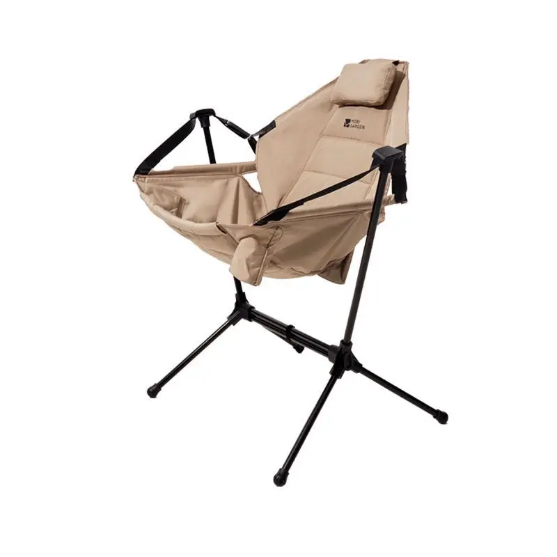 

Portable Outdoor Folding Chair Backrest Mori Camping Rocking Chair Lightweight Aluminum Alloy Chair Shanyou