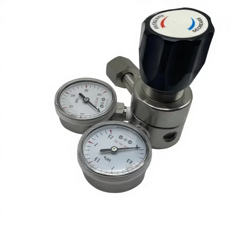 Factory Direct Sales 316L Stainless Steel Hydraulic Pressure Relief Control Valve 1/4 Inch Voltage Regulator High Purity