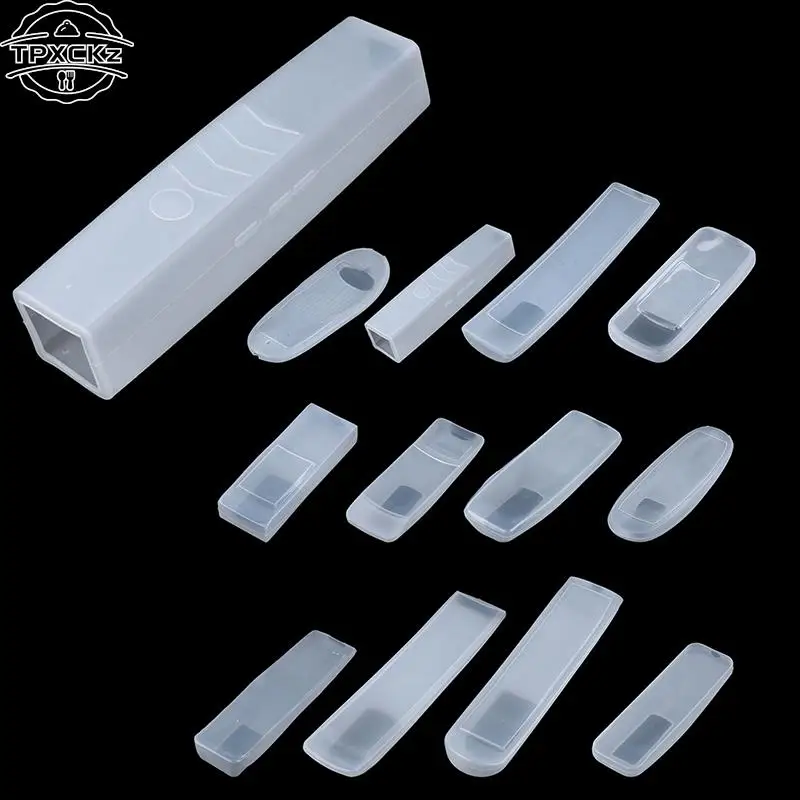 1pc Transparent Dust Protect Protective Storage Bag Portable Silicone Air Condition Control Case TV Remote Control Cover