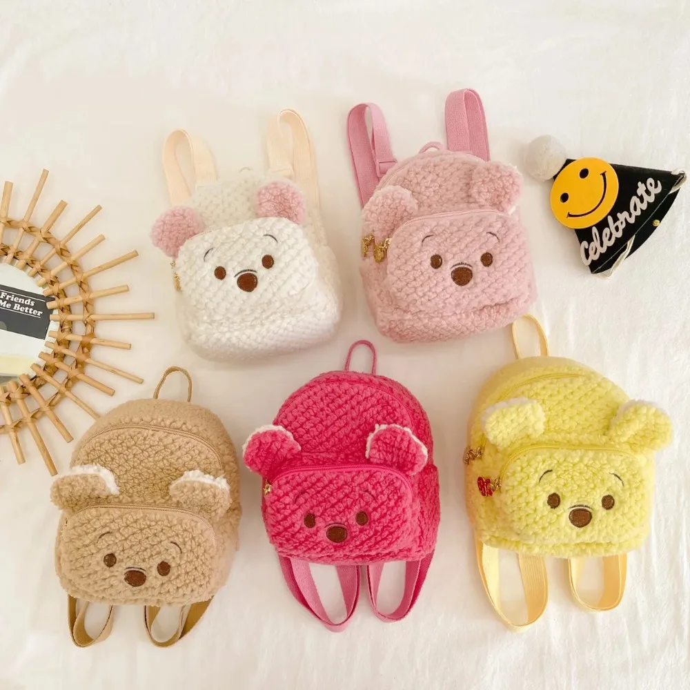 Little Woolen Rabbit Children's Backpack Plush Toy Kindergarten Bag Cute Coin Purse Children Birthday Gifts