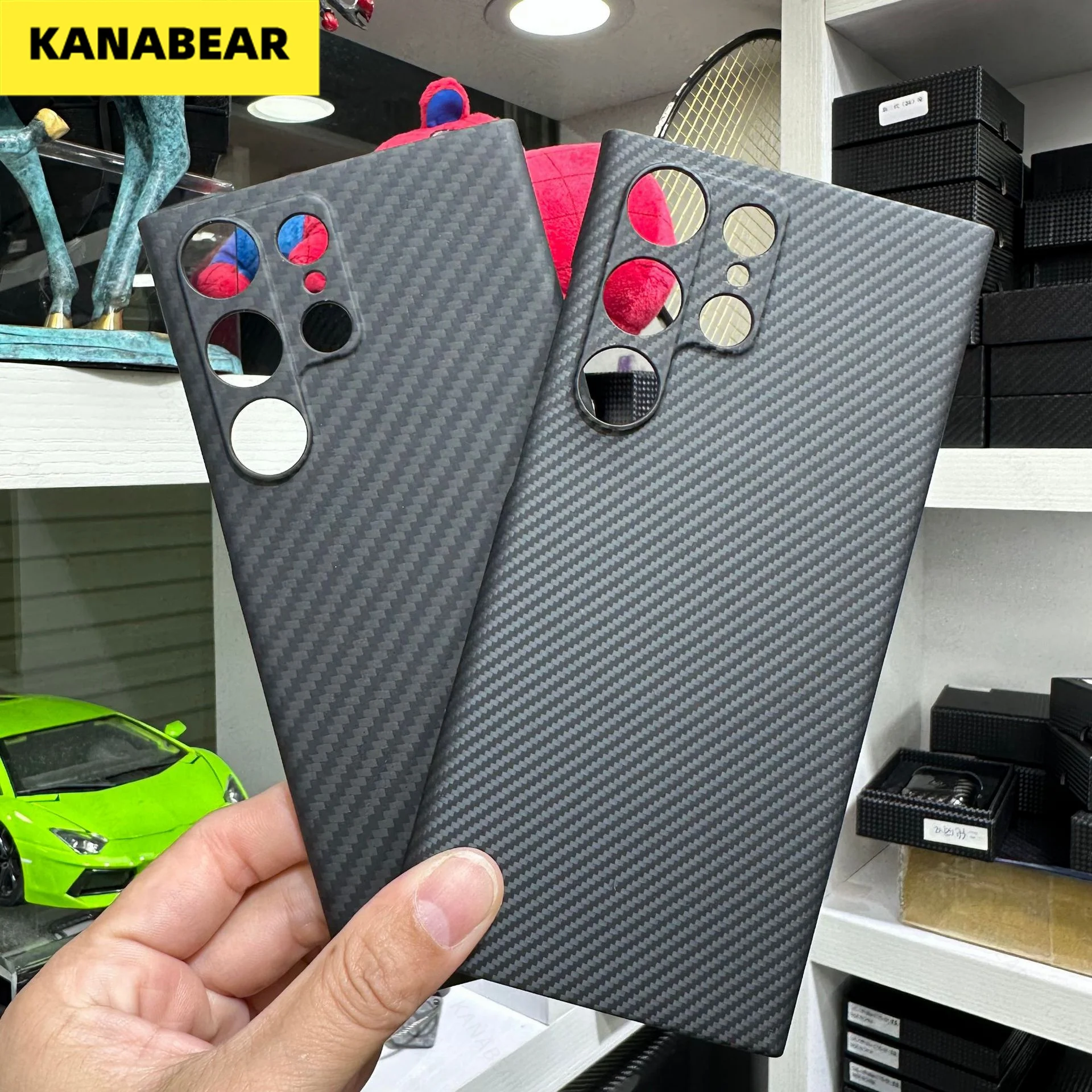 

For Samsung s23ultra aramide fiber mobile phone case S23U magnetic fine grain fine hole protective case 600D ultra-thin