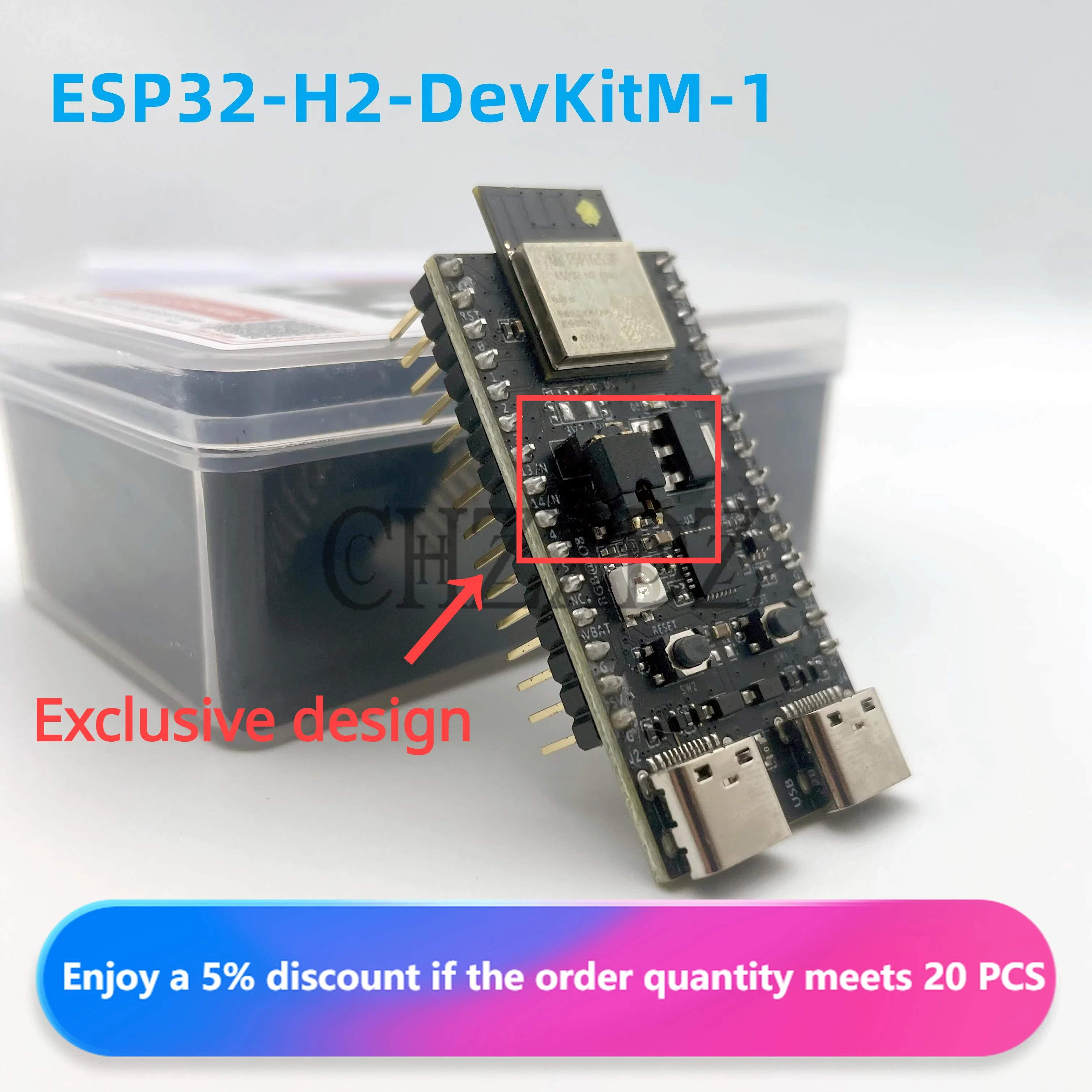 Identifizieren Sie bitte das exklusive Design ESP32-H2-DevKitM-1 Entwicklungs board Thread/ZigBee/ble Core Board 100% original