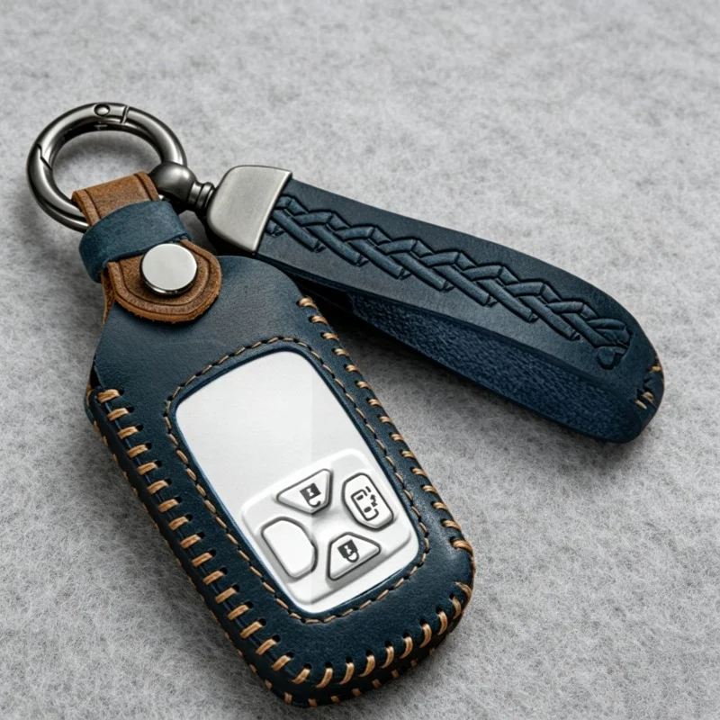 Leather Smart Remote Shell Protector Cover For Toyota Alphard Vellfire Previa Estima Isis Noah Voxy Car Key Case Cover