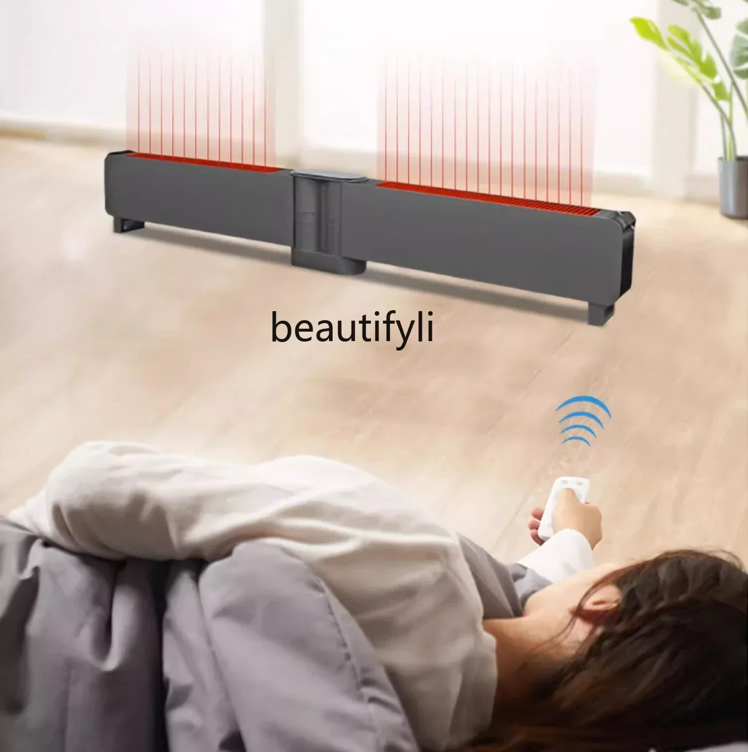 

l Folding skirting board bedroom Constant temperature and power saving heater Floor heating Waterproof quick heating heater