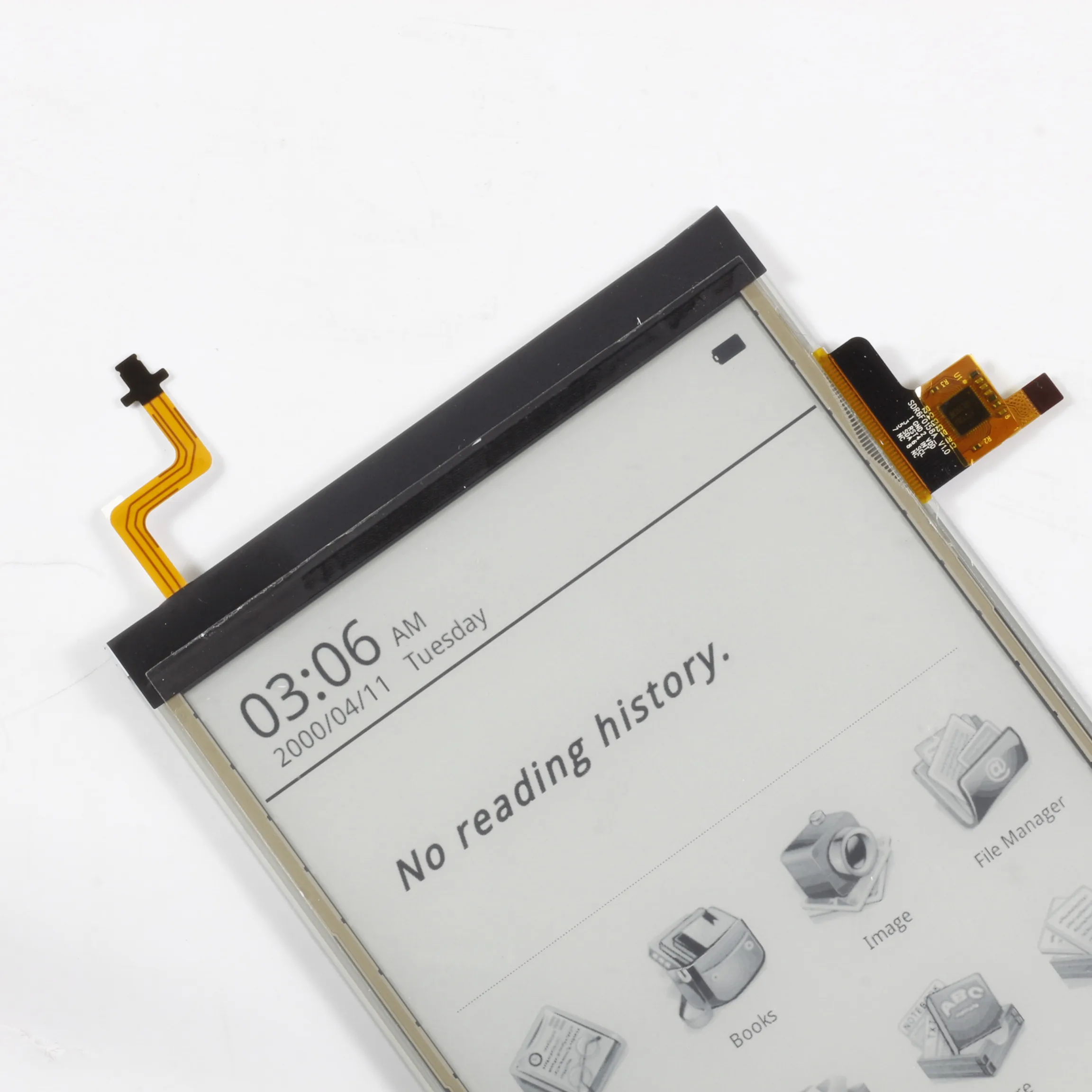 Imagem -03 - Eink Display Screen Ebook Reader com Luz de Fundo e Toque Ed060sct Sdr6f0158a _ V1.0 Novo