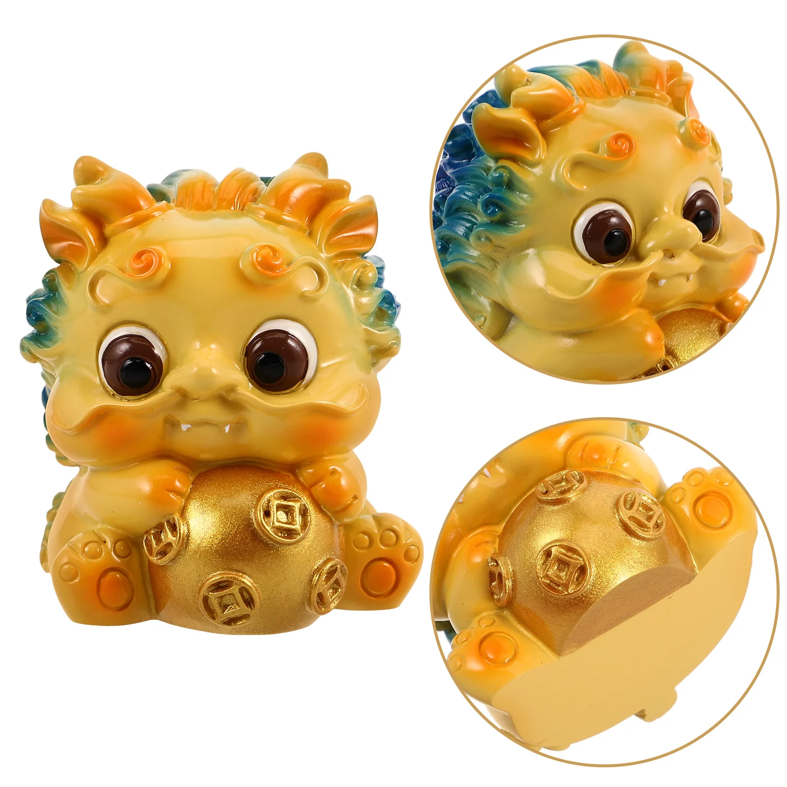 

Cute Resin Cartoon Animal Dashboard Decoration Interior Ornament Funny Vehicle Accessories Lucky Wealth Symbol Mini Animal