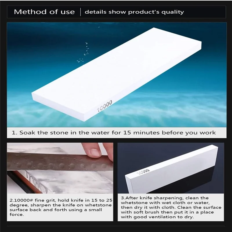 A96K-180X60x15mm witte korund - Clipper Blade Sharpener Stone recensie en prijs