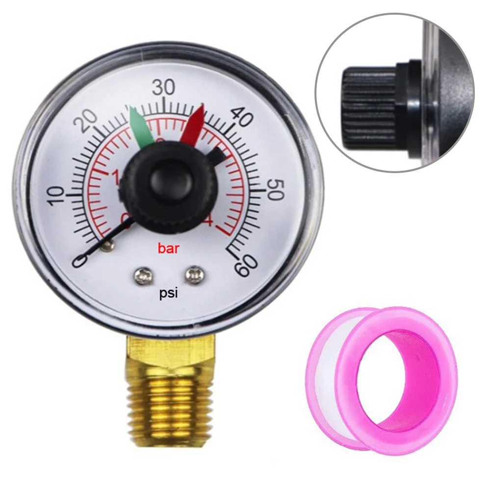 Precise Pressure Measurement Easy Spa Replacement Sturdy And Reliable For ECX271261 Compatible Pressure Gauge