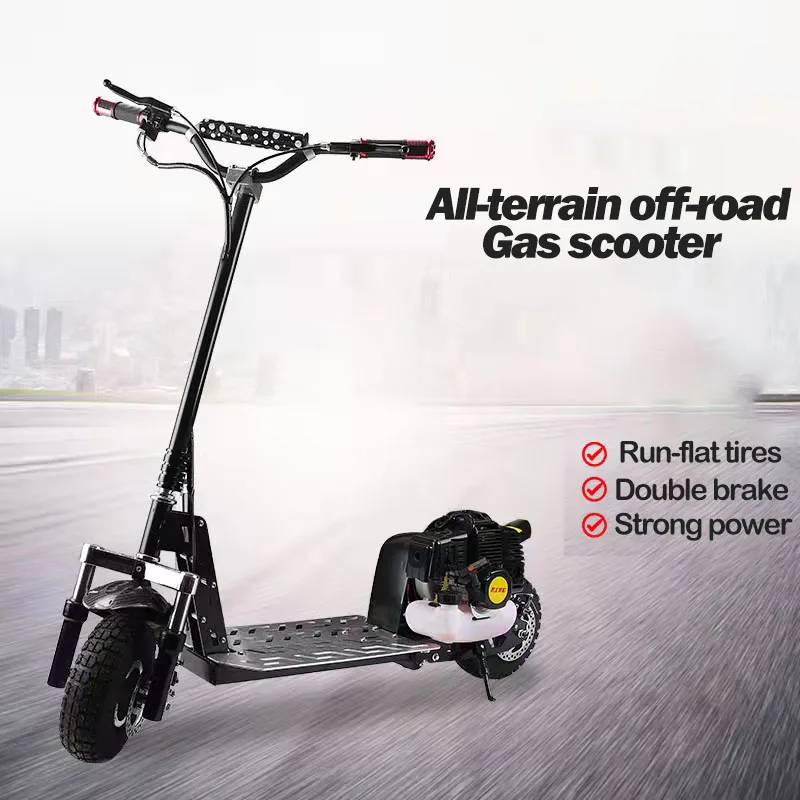 X6 Upgrade Scooter Gas 2 Stroke 63CC All-terrain Off-road Gas Scooters