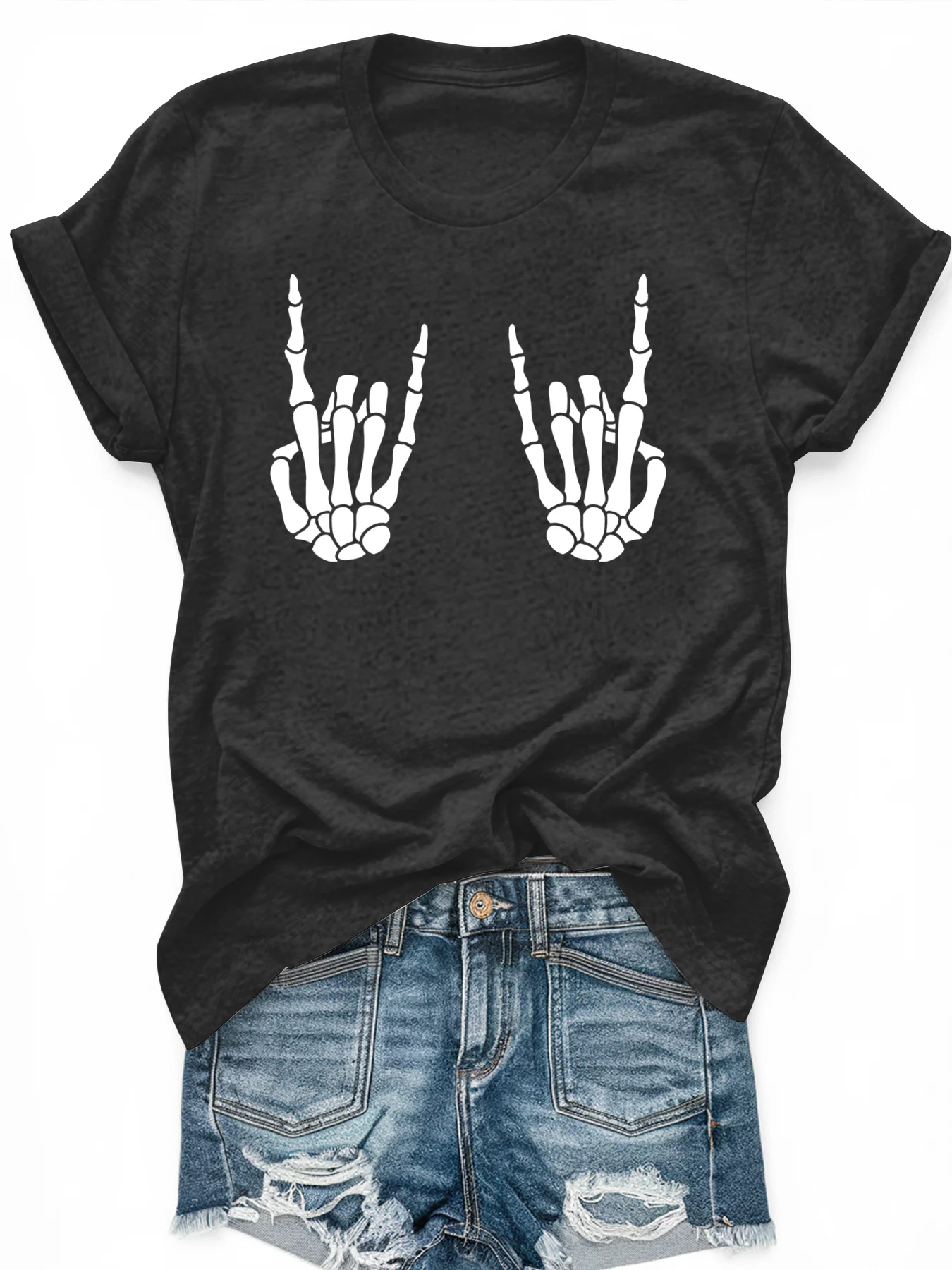 

Women's large-size printed short-sleeved T-shirt, loose and casual, soft, comfortable and breathable, outdoor sports