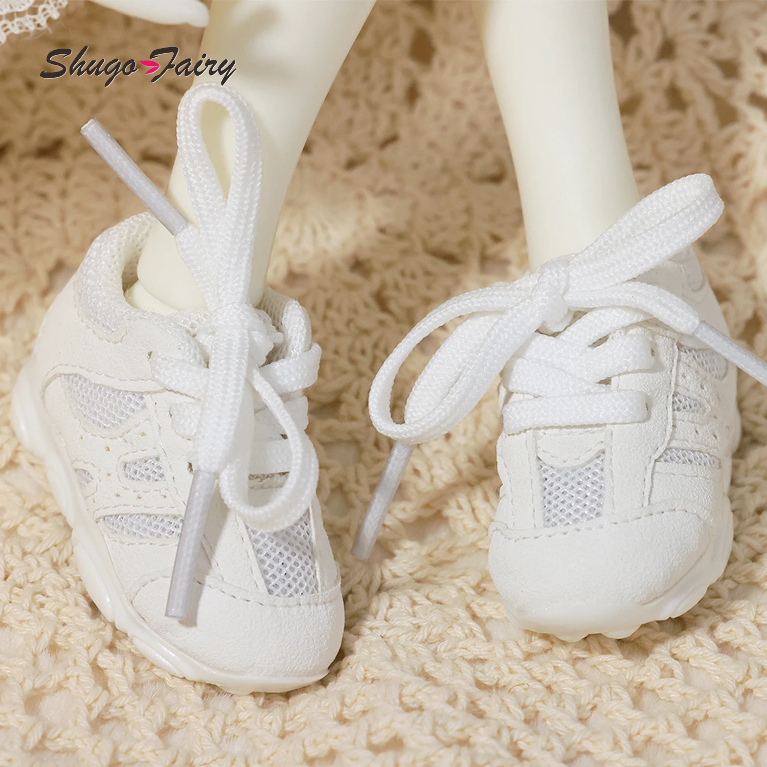 Scarpe BJD 1/4 Sneakers con Piattaforma alla Moda per Piedi Luts WX4-423 Multicolore Calzature Sportive con Suola Spessa Accessori Shugafairy