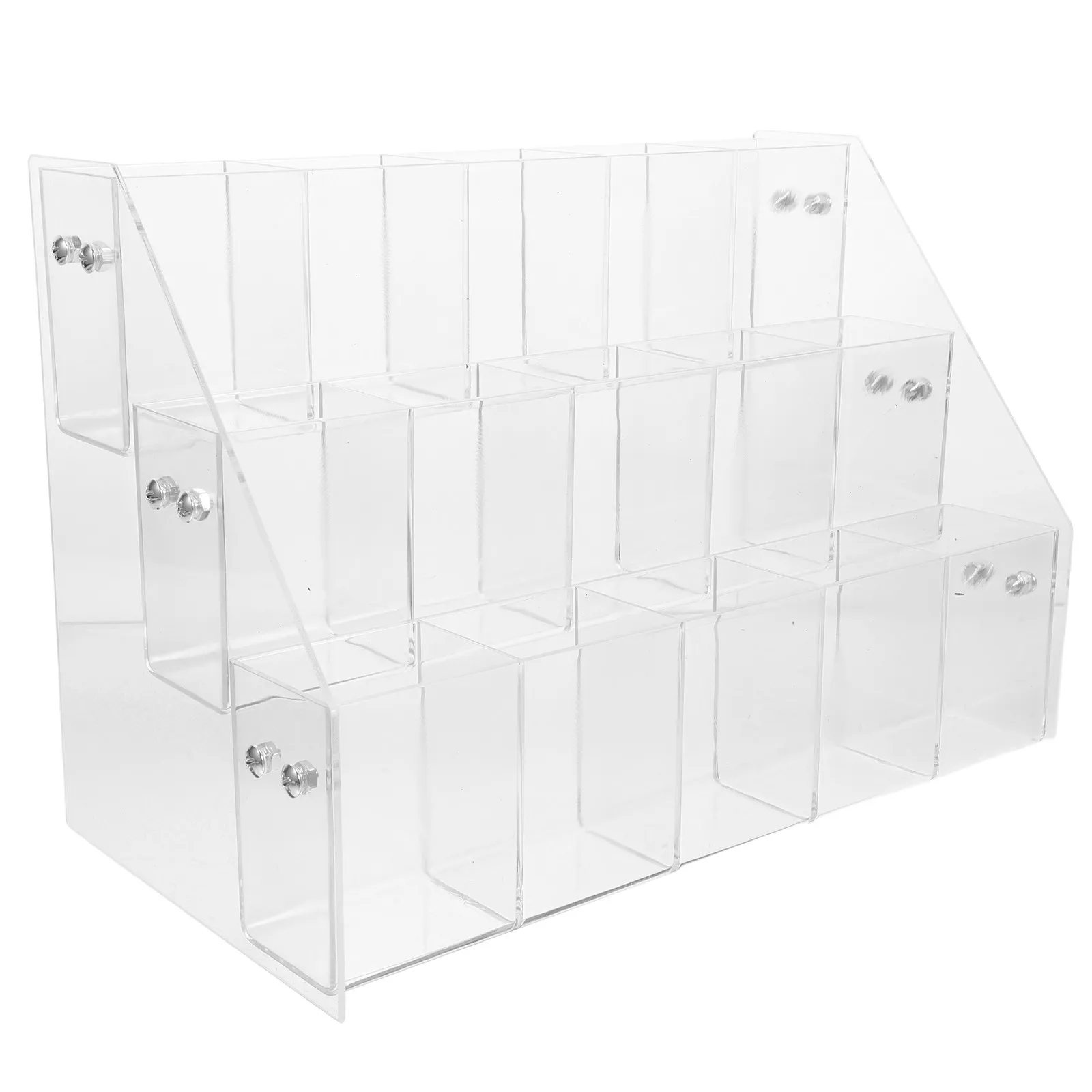 Acrylic Clear Pen Display Stand Plastic Organizer Desk Storage Marker Holder Art Supply Stationery Display Rack