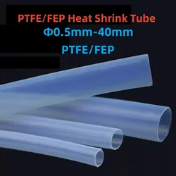 1 Meter PTFE/FEP Heat Shrink Tube Φ0.5-Φ40 1.3:1、1.7:1 Shrinkage Ratio Wrap Wire Cable Sleeve For DIY