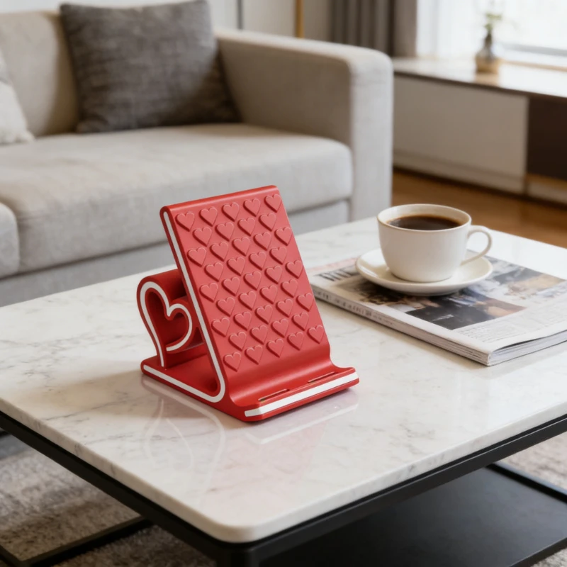 

1pc Creative Love Phone Stand Beautiful Design Home Decoration Desktop Ornaments Lover Gifts Stable Anti Slip Universal