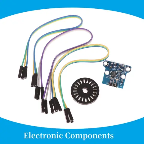 Arduino용 광전 인코더 키트가 포함된 1세트 HC-020K 이중 속도 측정 센서 모듈