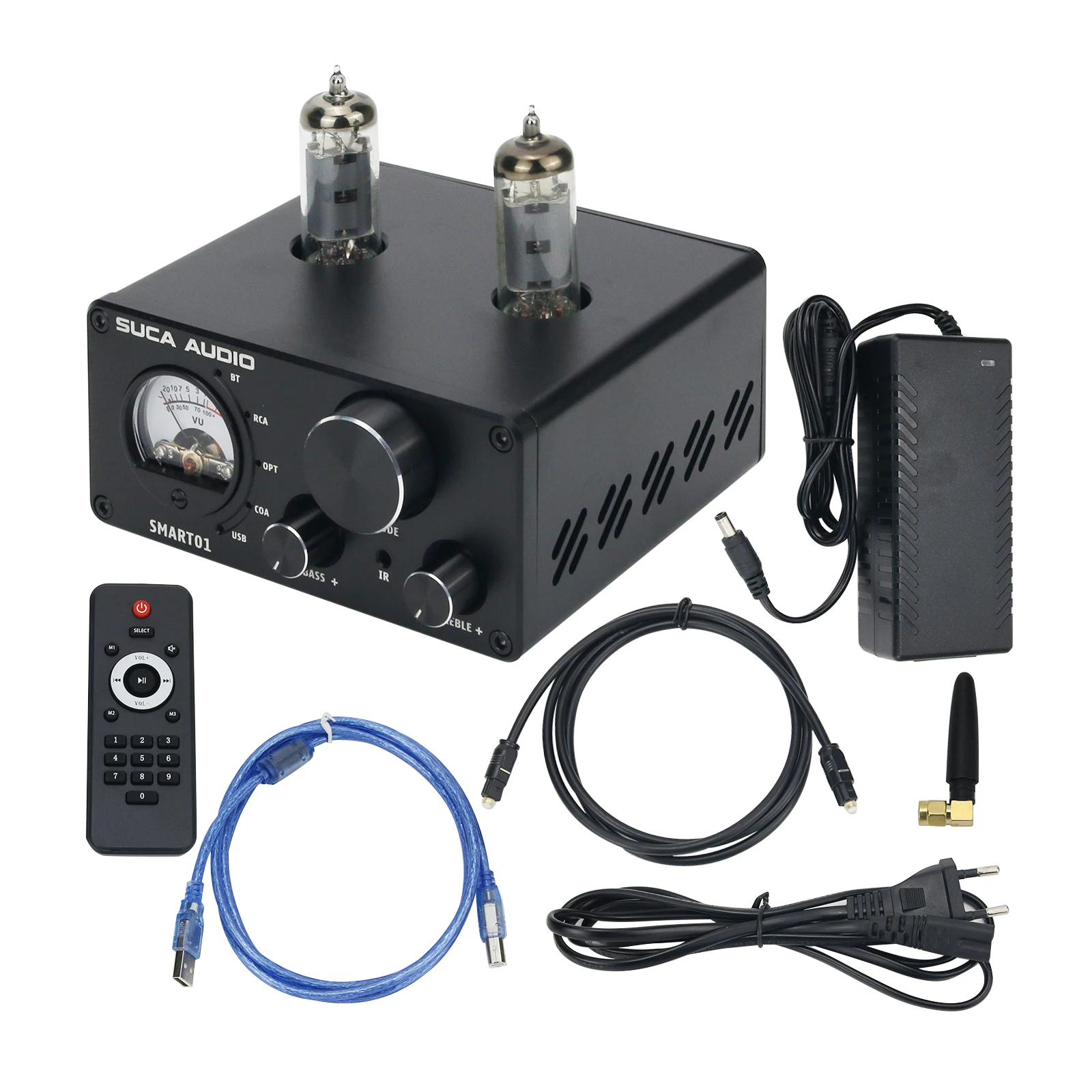 

SMART01 Standard Version Power Amplifier HiFi Electronic Power Amplifier with 6K4 Electronic Tube